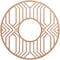 Ekena Millwork Empire Wood Fretwork Pierced Ceiling Medallion, Cherry, 16"OD x 5 7/8"ID x 3/8"T CMWP16X16X0375EPCH - alternate 1